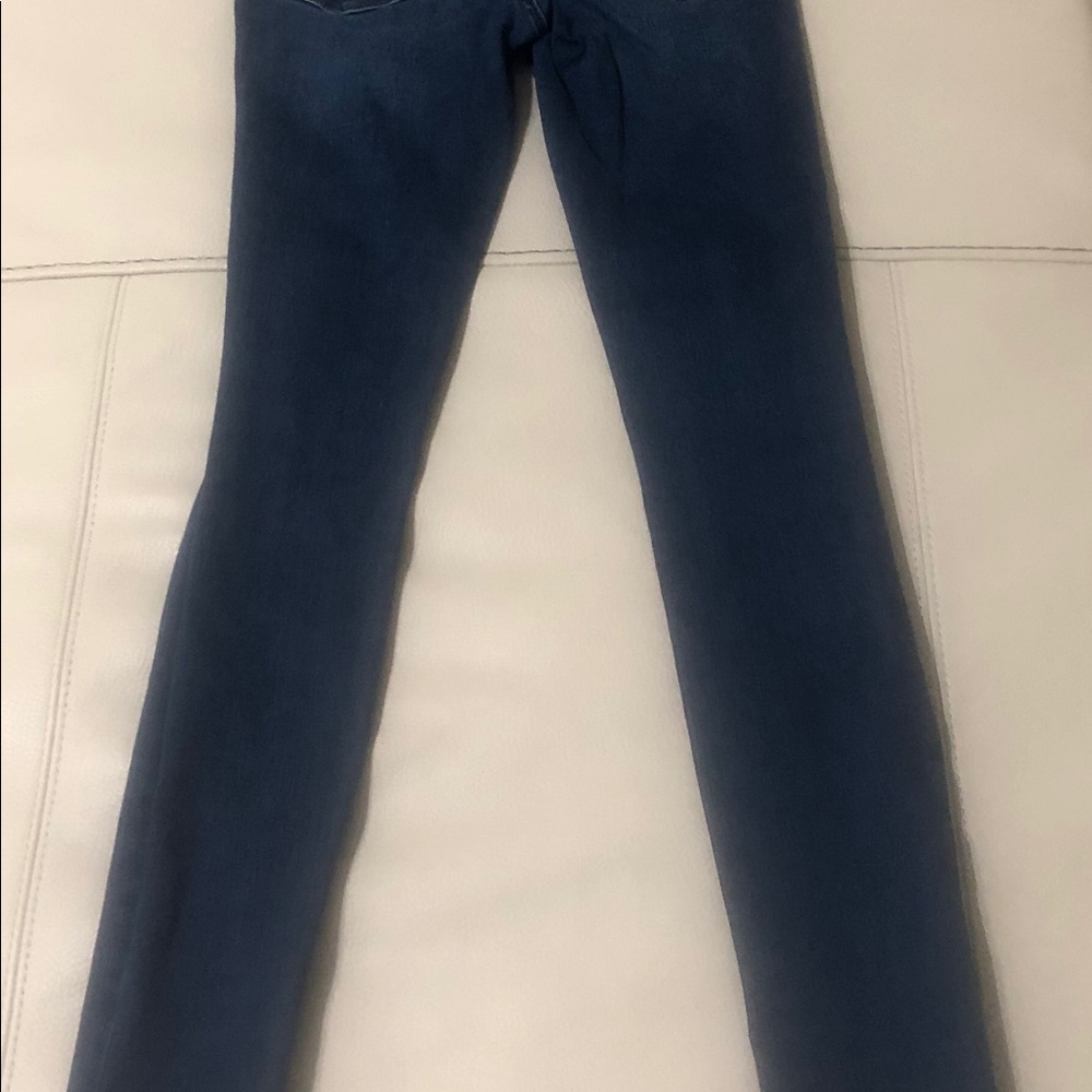 Abercrombie & Fitch RIPPED HIGH RISE SKINNY JEANS - Picture 7 of 8
